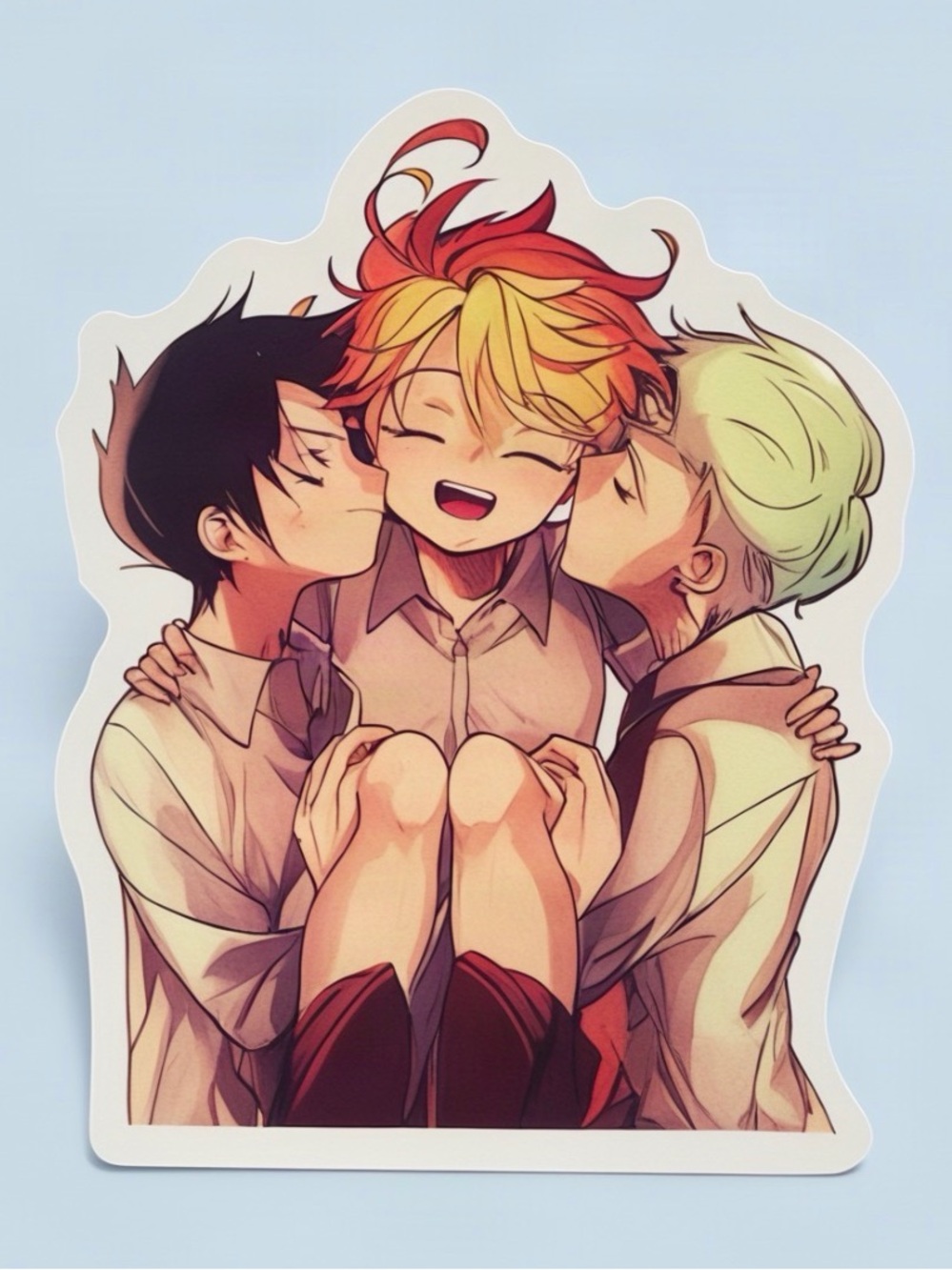 Emma Norman & Ray Promised Neverland Sticker | Anime Vinyl Decal